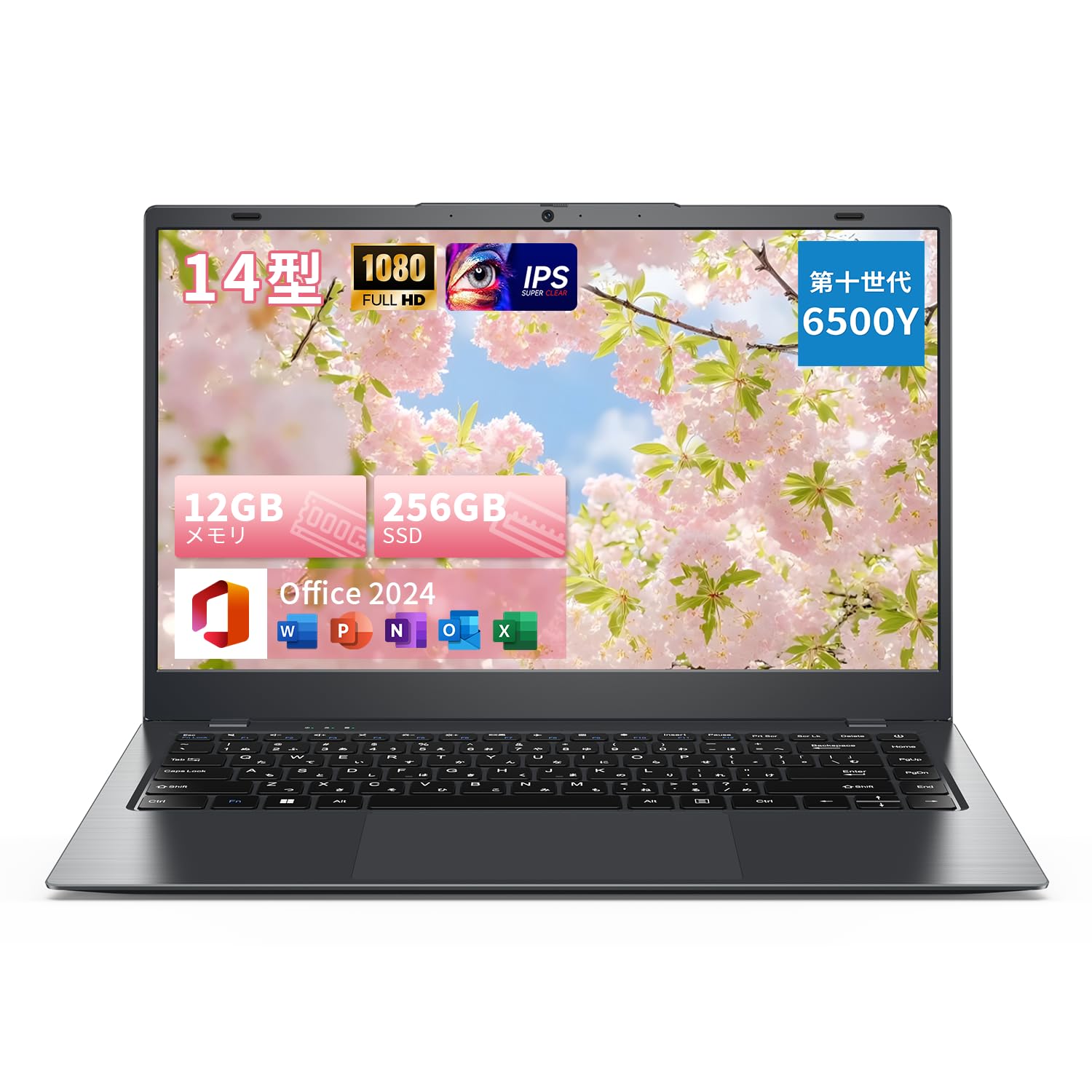 Amazon.co.jp: 【2026新登場】RNRUO 14型 超軽薄 ノートパソコン 6500Y